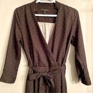 Banana Republic Black & White Polka Dot Jumpsuit